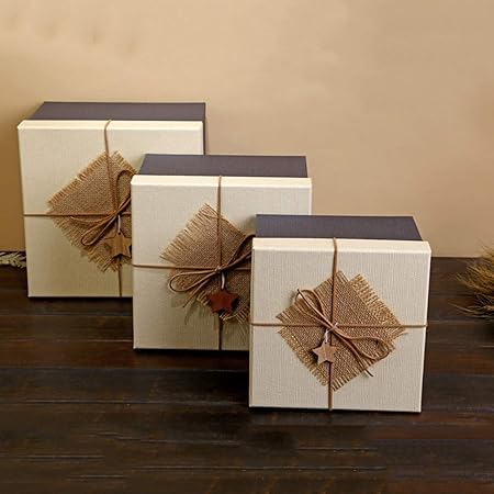 Amazon ラッピングボックス オシャレ ギフトボックス 大きい アクセサリー シンプル 無地 1個セット プレゼント 収納 包装 パッケージ ギフト ラッピング 箱 誕生日 記念日 プレゼント 贈り物 ギフトボックス 文房具 オフィス用品