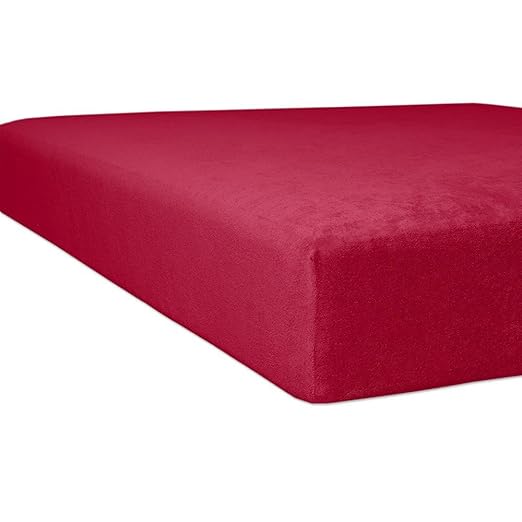 Kneer Nicky-Velour Spannbetttuch, Spannbettlaken wärmend für Den Winter in 3 Größen und Vielen Farben