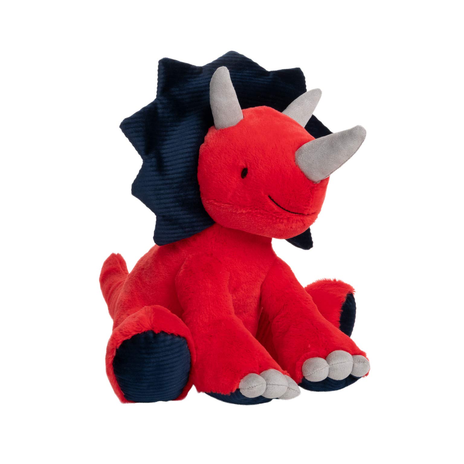 GUND - 6058419 – Soft Toy for Babies – Carson the Triceratops 30 cm