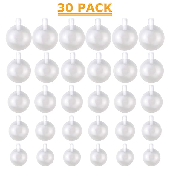 AYE Quietscher zum Einnähen Baby Haustier Spielzeug Geräuschhersteller Ersatz 30 Stück Größen von 35mm bis 65mm