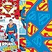 Bumkins Reusable Snack Bags, for Kids School Lunch and for Adults Portion, Washable Fabric, Waterproof Cloth Zip Bag, Supplies Travel Pouch, Food-Safe, 2-pk Superman DC Comics
