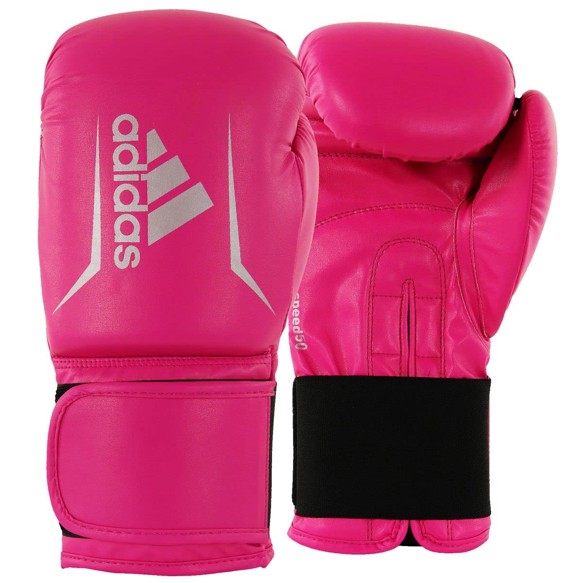 adidas Unisex Speed 50 - Pink/Silver 12 oz; Adisbg50 Boxing Gloves, Pink/Silver, oz EU