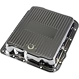 Assault Racing Products A7599 GM 700R4 4L60E Chrome Transmission Pan Stock Capacity Automatic Trans 4L60 4L65E