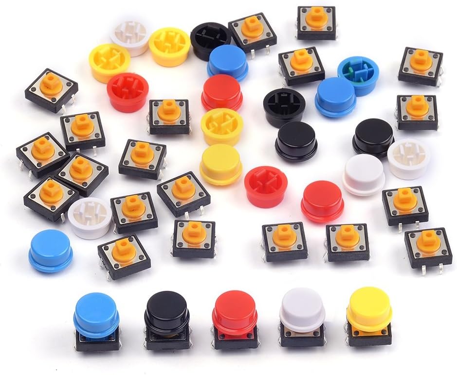 Electrical Switches & Dimmers 750 PCS Pushbutton Switches 15 Value