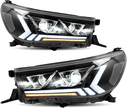 Amazon Vland製 トヨタ ハイラックス ヴィーゴgun125 ヘッドライト レボ ハイエンド全led 流れるウインカー カーテシーランプ機能付き スモーク For Toyota Revo Vigo Hilux 15 Up Led Head Lights ヘッドライト本体 車 バイク Amazon Vland製 トヨタ ハイラックス ヴィーゴgun125 ヘッドライト レボ ハイエンド全led 流れるウインカー カーテシーランプ機能付き スモーク For Toyota Revo Vigo Hilux 15 Up Led Head Lights ヘッドライト本体 車 バイク