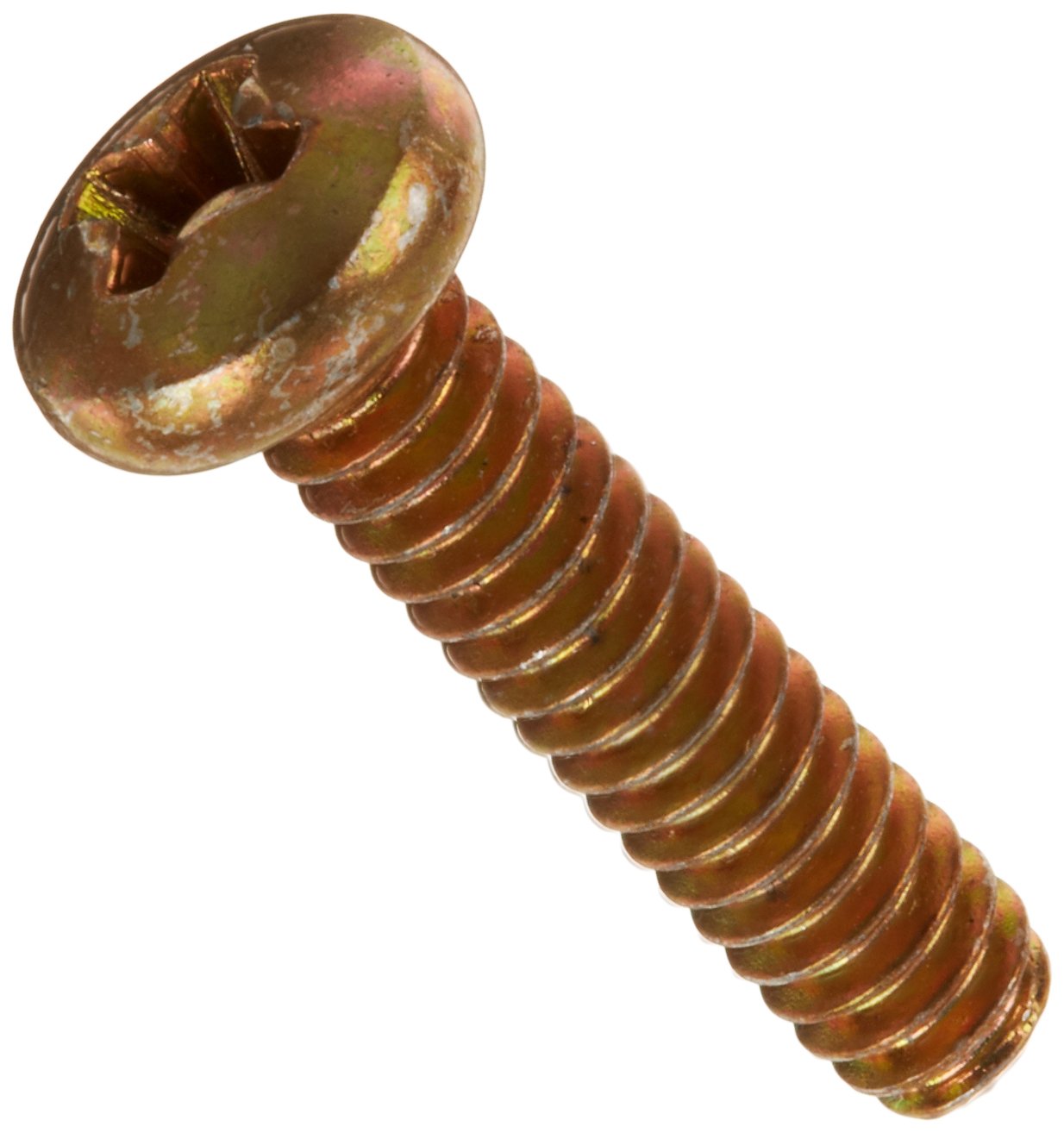 Steel Pan Head Machine Screw, Cadmium Plated, Meets MS35206, 1