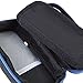 Parateck Oxford Fabric Medical Travel Cooler Bag Insulin Cooling Case with 2 Ice Packs for Diabetics Medication Cool (Black)
