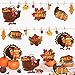 24 Pieces Thanksgiving Party Decorations Thanksgiving Sign Cutouts Thanksgiving Feast Party Supplies Centerpiece Sticks Table Cake Toppers Photo Booth Props with 6 Style Design