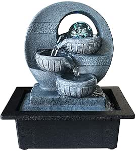 GPWDSN Cascada de Escritorio, Fuente de Agua de sobremesa Fuente de