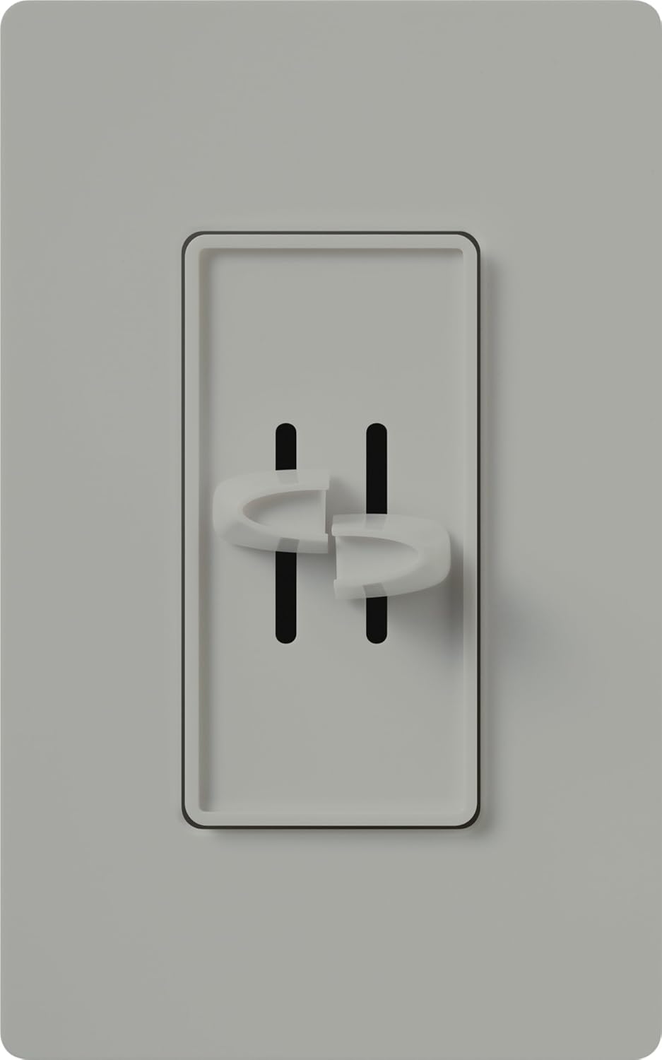 Lutron S2-L-WH 300-Watt Skylark Dual Slide-to-Off Dimmer, White - Wall Dimmer Switches - 