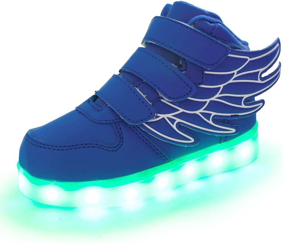 Yixinan colorful LED light shoes Flashing Fashion Sneakers for Kids boys girl Toddler little kid big kid