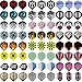 MAXMAU 24 Sets 72 pcs Dart Flights Darts Accessory Feather Tail Wing Flight Outdoor Sports Professional New in Package