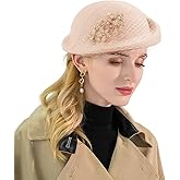 Women Wool Felt Ribbon French Fashion Vintage Millinery Beret Hats Top Cap Ladies Party Wedding Fedoras Chapeau