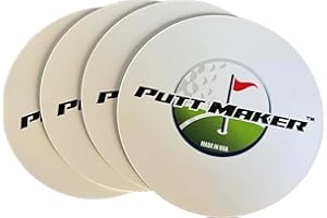 Putt Maker Putting Discs Pack, Golf Training Disk Accessories for Golfers, Practice Aid for Green or Indoor, Flat Cup or Ghost Hole for Tournament Swag Bag for Player -Made in USA