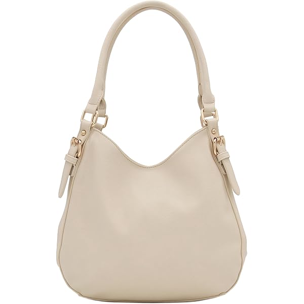 Lightweight 3 Compartment Faux Leather Medium Hobo Bag Lightweight 3 Compartment Faux Leather Medium Hobo Bag