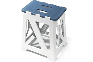 Folding Shower Stool - Foldable & Anti-Slip Shower Chair for Inside Shower - 330lbs Safety Waterproof Plastic Fold Up Shower 