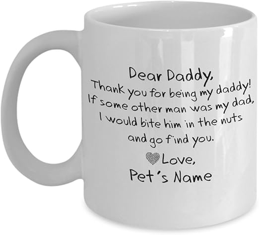 gearbubble dog dad mug