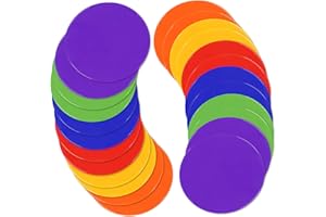 SIFENYU Spot Markers 9inch 30Pcs 36Pcs Rubber Agility Dots Flat Cones Non Slip Sports Dots Floor Spots Agility Markers for Kids Soccer Football Basketball Speed Agility Training