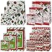 12 Merry Christmas Gift Bags For Women And For Kids Bulk 4 Large 4 Medium 4 Small with Tags and Handles Assorted Designs for Holiday Wrapping Goodie Bags Party Favors