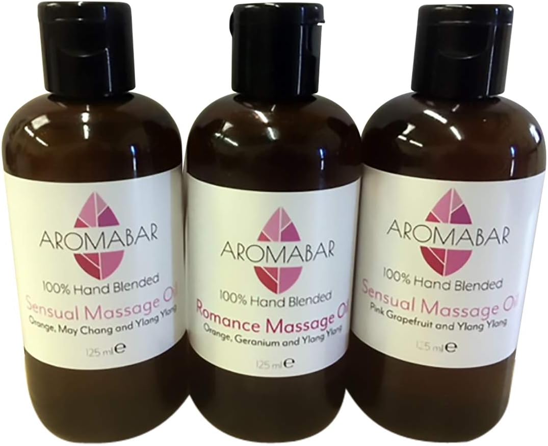 Romantic Sensual Massage Oil Gift Set (3 x 125ml) includes Sensual