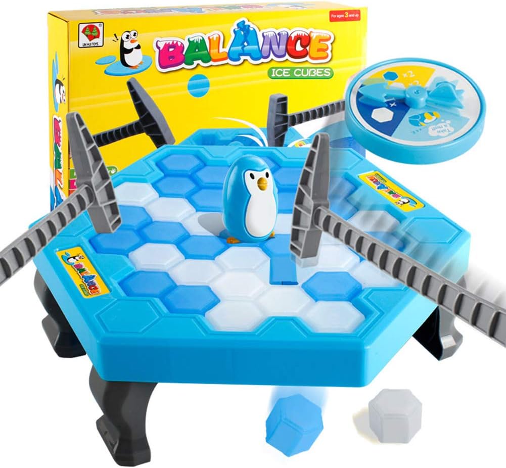 Abilieauty 1 Set Small Save Penguin Trap Ice Breaker Game Block Toy Funny Children Kids Gift