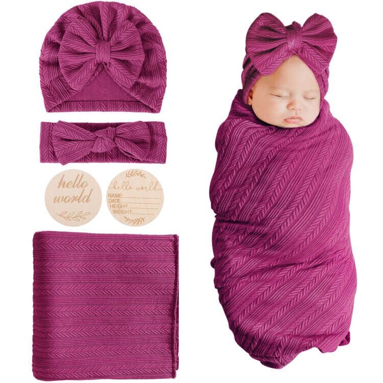 BQUBO Baby Swaddle Blankets