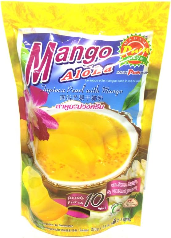 Tapioca Pearl w/ Mango - 7.4oz (Pack of 1)