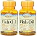 Sundown Naturals Naturals Odorless Premium Omega-3 Fish Oil, 72 Softgels (Pack of 2) Total 144