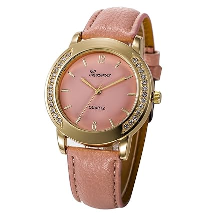 Analog Dial Women's Watch-GP-385 Pink