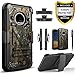 Moto E4 Case, [Not Fit Moto E4 Plus] Circlemalls [Combo Holster] Built-In Kickstand Bundled With [HD Screen Protector] Shock Proof And Stylus Pen For Motorola Moto E4 / Moto E 4th Generation (Camo)