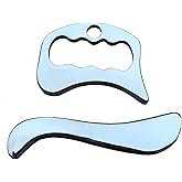 NCCYOOT Gua sha Tool gua sha Stainless Steel iastm Tool Gussha Massage Tool Muscle Scraping Tool for Soft Tissue Therapy and Reduce Arms,Back, Legs, Neck Muscle Pain(SHESHAN)…………