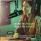 Shure SM7dB Dynamic Vocal Microphone with Built-in Preamp – XLR, Black view 5
