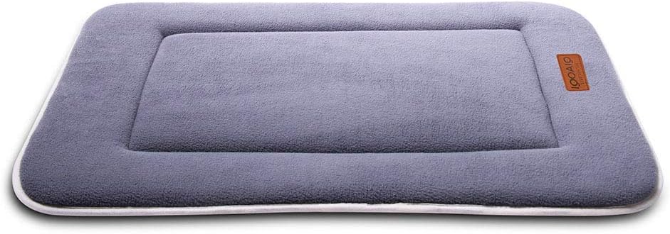 QIAOQI Dog Bed Kennel Pad Crate Mat Washable Orthopedic Antislip Beds Dense Memory Foam Cushion Padding Bolster | Perfect Sleep Bedding Pads for Carrier Cage