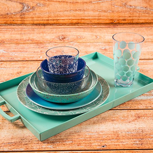 Zak Designs Confetti Pasta Bowls, Set, Mint PB Pricepulse