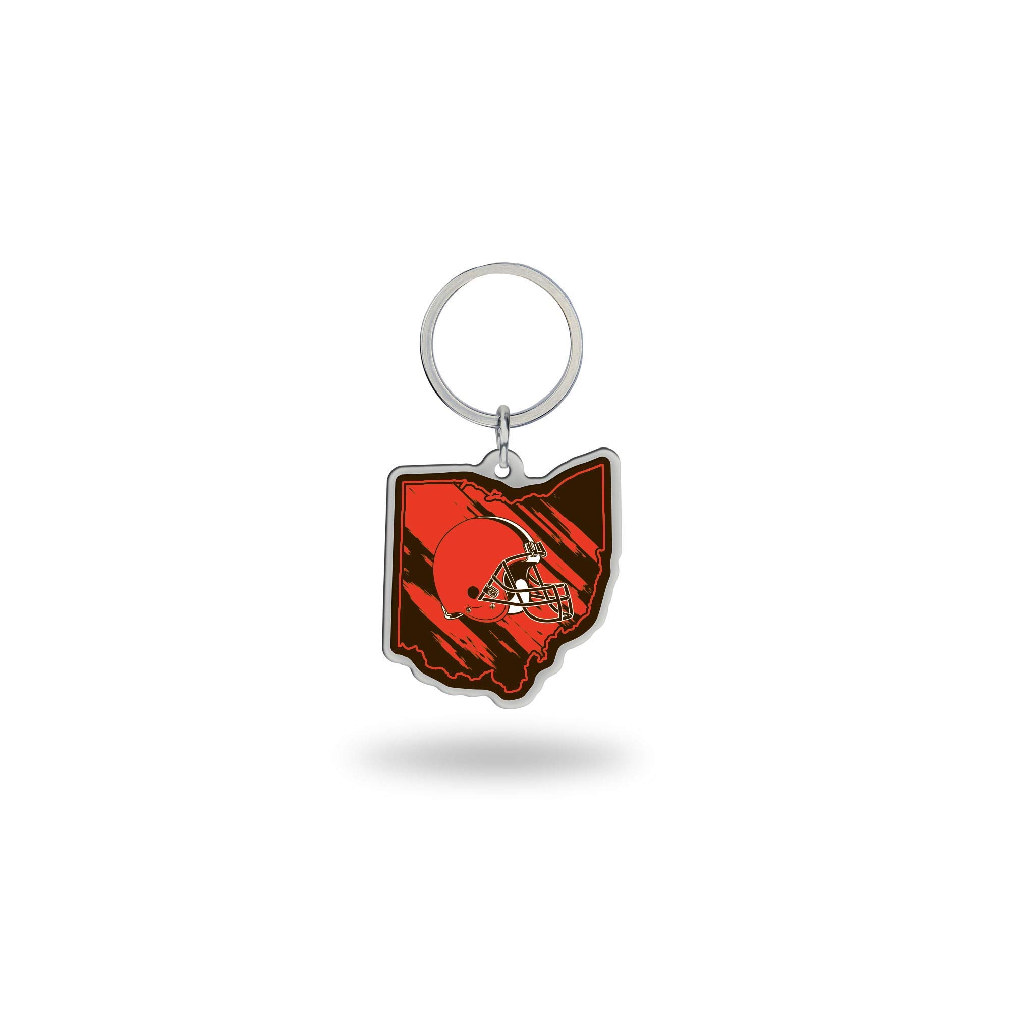 Rico Industries NFL Cleveland Browns State Shape Keychain