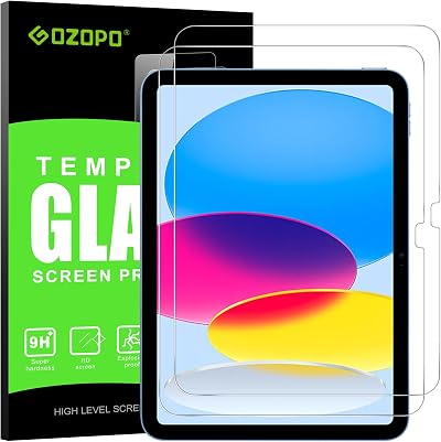 GOZOPO Screen Protector for iPad A16 11th Gen 2025 11" / iPad 10th Gen 2022