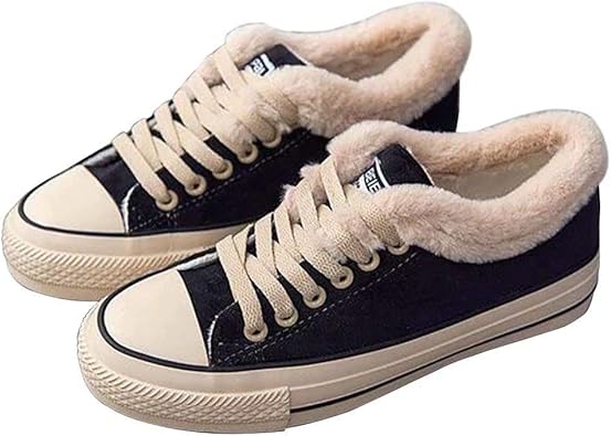 canvas snow sneakers