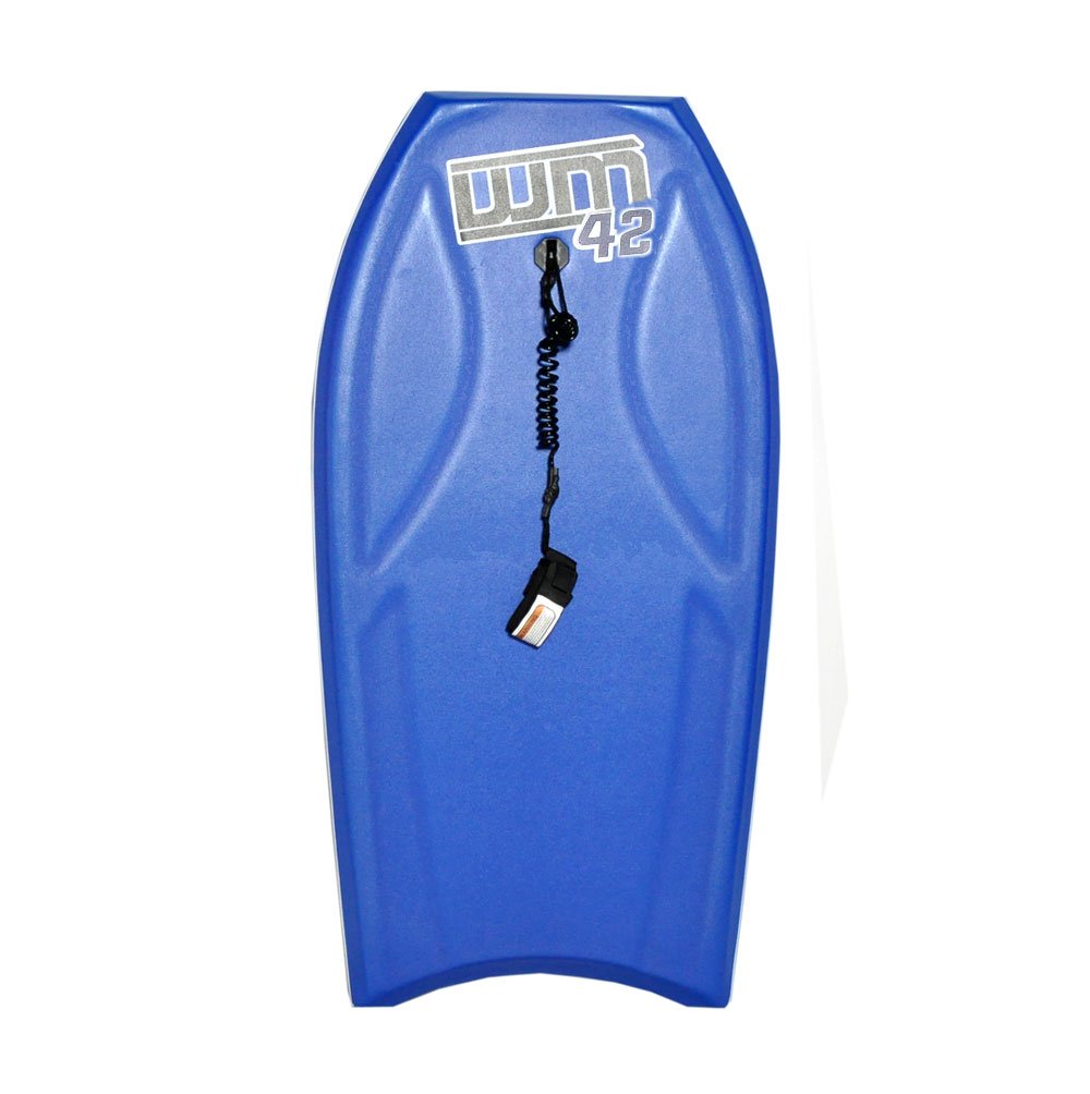 42 inch Body Board Ultimate Wavemaster Pro Bodyboard, Super EPS Core Boogie Board with Pro Quality Wrist Leash