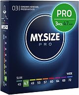 MY.SIZE PRO Condom Size 1 47 mm Tight Fit 3 Pack