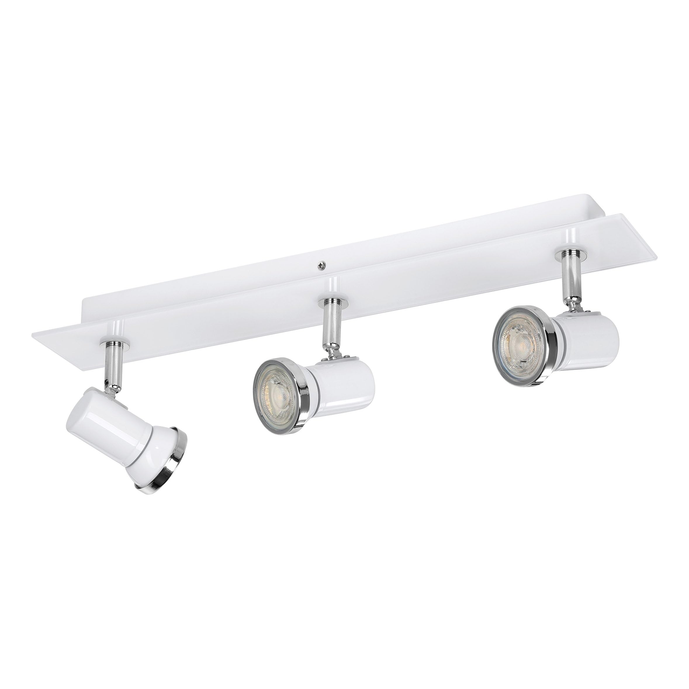Eglo 95994 Tamara 1 Three-Spotlight Bathroom Ceiling Light in White Steel