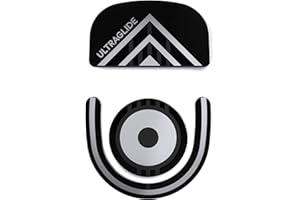 Ultraglide Glass Skates Feet for G Pro X 2 Superlight GPX 2, Ultra-Smooth and Durable, 3M Adhesive, fit for Gaming Mouse Blac