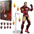 4KIDS.HOME ZDTOYS 10th Anniversary 7 Inches Deluxe Collector Iron Man Action Figures (MK4)