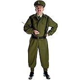 fun shack World War 2 Costumes for Men Army Soldier Halloween Costumes for Men