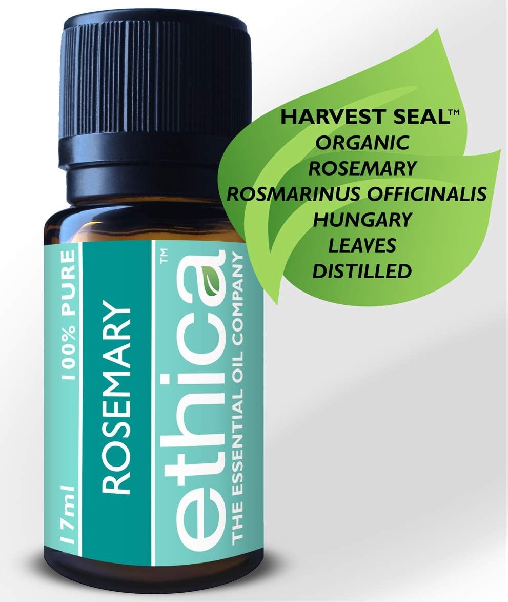 Rosemary Essential Oil | 17ML, Organic, Hungary, Single-Origin, 100% Authentic Rosmarinus Officinalis