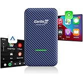 2 in 1 Wireless CarPlay/Android Auto Adapter CarlinKit 4.0, Wireless CarPlay Adapter for Wired Car Play Cars. Easy to Operate
