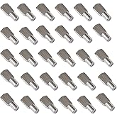 100 Pcs Shelf Pins, 5mm Spoon Shape Cabinet Furniture Shelf Support Pegs Nickel Plated