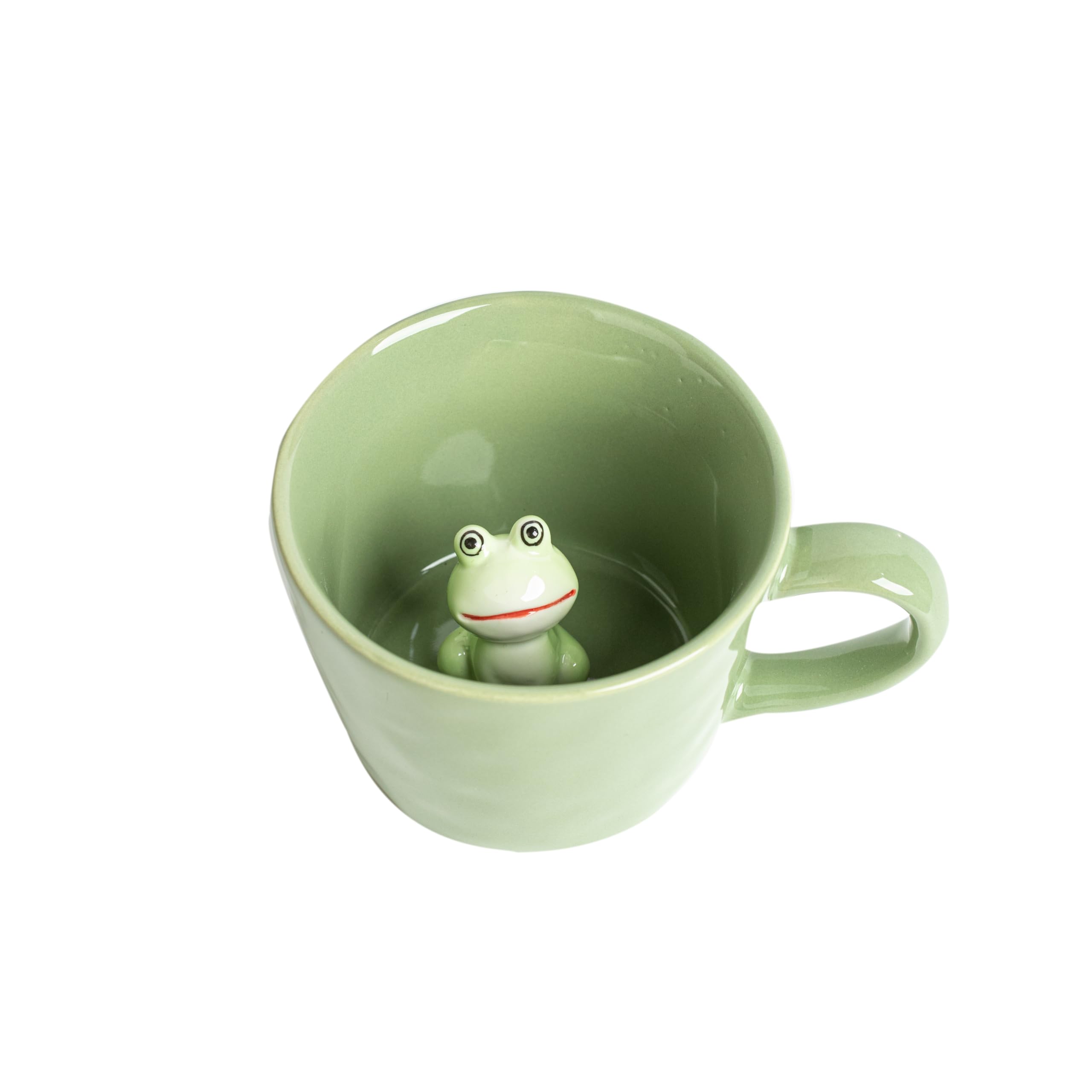 DIHOclub Frog Coffee Cup Hidden 3D Animal Inside