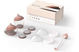 Emulait Baby Bottle Starter Kit Includes 2 Bottles 2 Nipples 2 Caps 2 Lids 3 Flow System Cleaning Brush