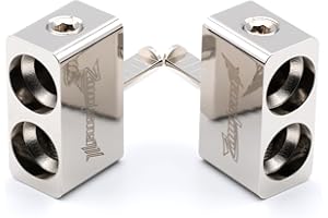 ILL Customz Dual 1/0 AWG to 4 Gauge Offset Amp Input Reducers Pair…