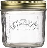 Kilner Wide Mouth Preserve Jar 0.2L Glass Storage Vacuum Seal